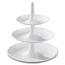 Koziol Design Babell Small Tiered Serving Plate - perfect for organizing your little things (change, jewelry, keys, what nots)
