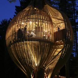 The Yellow Treehouse Restaurant in New Zealand is now finished. We previewed this in #16207
