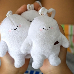 A super cute 3" Treeson plush keychain for fall release by Crazy Label