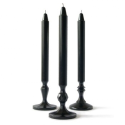 Elite, Elegance, Exclusive is the collection of three similar candles which differ according to stem. This candle-trio is designed by Roman Ficek