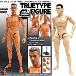 TrueType - 38 points of articulation - 1 pair bendable hands - 2 neck styles - the perfect guys for model drawings or living on your desk?