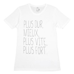 Le Musique tees at Colette ~ lyrics you're sure to know ~ in french. scrawled across your tee.