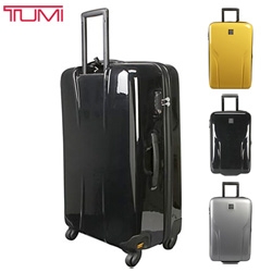 Tumi joins the Polycarbonate trend ~ and has the T-Tech Collection ~ lovely details, nice curves and it even has a foot break!