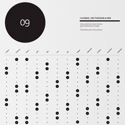 Twelve months, twelve posters. Free 09 calendar for download to launch Melbourne based graphic designer Thomas Williams' new project site. 