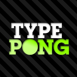 Introducing TypePong. A retro resurgence with a modern twist. Pong is back, but this time it's not just any old Pong...