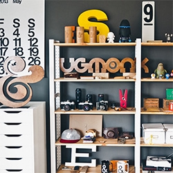 A look inside the beautiful Ugmonk Studio space.