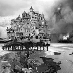 Aberrations, an exhibition of Jim Kazanjian’s hallucinatory photo-composites are pretty amazing.