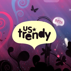 UsTrendy is a forum for aspiring musicians, models, designers, and artists to showcase their work. Then fans decide what they like, and items get produced!