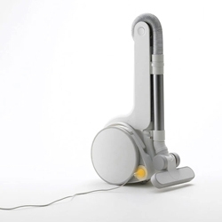 UZU, a vacuum cleaner by Metaphys that is meant to be part of your interior design, not stored away in a closet.   