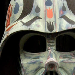 Darth Vader like you've never seen him before! 66 artists give 1:1 scale helmets their own spin in the Vader Project via Star Wars Blog Flickr set. More info at thevaderproject.com