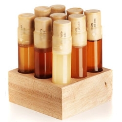 TASTESPOTTING ~ gorgeous honey packaging... i dont know why it makes me think of the gummi bears and their crazy gummi berri juice vials.