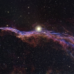 This is a picture of the witch's broom nebula. The website Astronomy picture of the Day Archive is a NASA site and has the best pictures of outerspace.