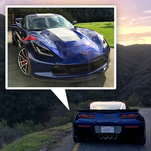 NOTCOT adventures with the 2017 Chevrolet Corvette Grand Sport (+ debating whether we need to drop a LT1 E-ROD into the NOTFZJ80.) A look at the stunning curves and surprising details up close. 