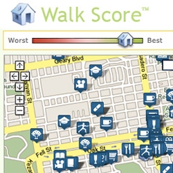 Walk Score - nice map mashup to see how walkable your location is, and what is around you