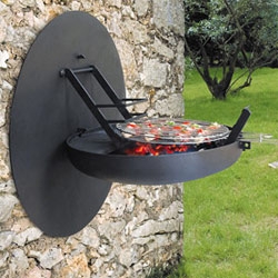 Focus has created a wall-mounted barbecue that helps save precious backyard space.