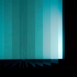 A site-specific light sculpture by Warsaw based installation artist Jerzy Goliszewski. Magic!