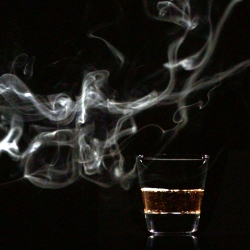 This commercial for Swedish whisky made with a phantom camera is really nice! It was made especially for a limited edition of 'extra smoky whisky' by Birth, a webstudio in Stockholm.