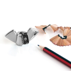 Wings make nuts easier to turn by hand, the same is true for pencil sharpeners. Perfect for anyone with a workshop, or a pencil. Or both.