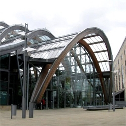 The RIBA award winning Winter Gardens in Sheffield bridge the Mercure Hotel and Spa and the Millennium Galleries and offer a light, airy respite in South Yorkshire.