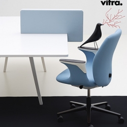 Worknest, the new office swivel chair by Vitra and Ronan & Erwan Bouroullec, exudes cosiness.