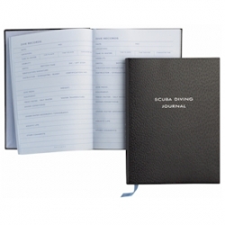 Smythson goes all out on this sleek Pigskin Scuba Diving Journal (i must admit i'd be more impressed if it were waterproof paper)