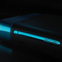 Microsoft unveils a new blue tinted Xbox 360 for developers only at GDC 09
