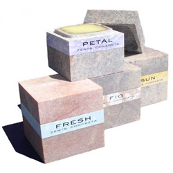 Zents - solid perfume in solid stone cubes