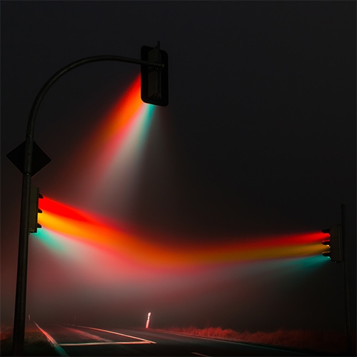Lucas Zimmerman's Traffic Lights. Photographed near Weimar Germany.