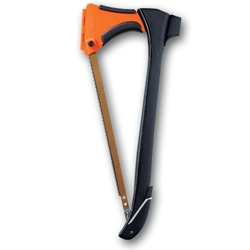 Zippo's newest product; the 4-in-1 Woodsman is a 5 inch hatchet, mallet, stake puller, and bow-saw all together in a clever design. 
