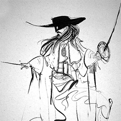 Also from Rich Tuzon of the "Samurais vs Cowboys" - Zorro!